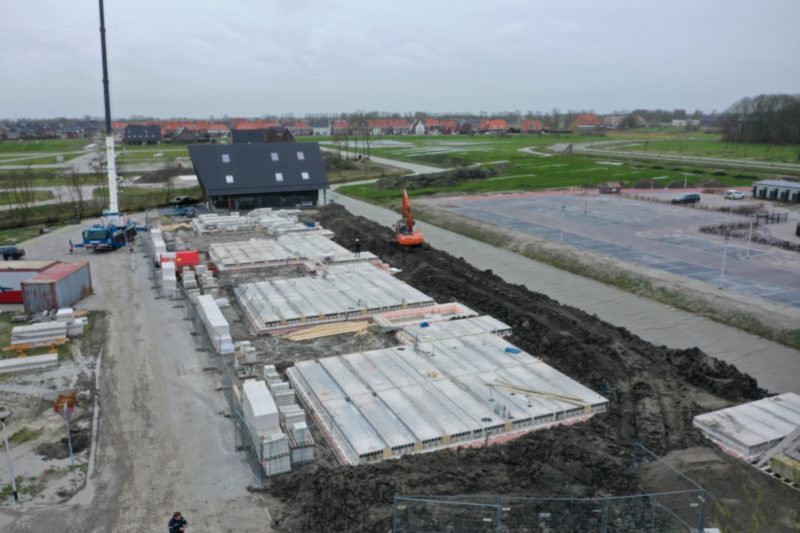 Voortgang bouw De Wylp Leeuwarden